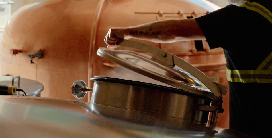 copper kettle closeup